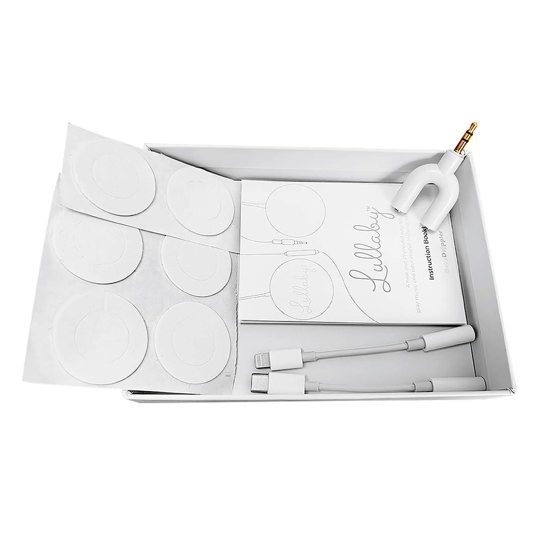 Baby Doppler Lullaby belly speaker compact design fits into daily routine.