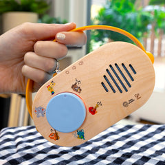 Baby Einstein Hape Discovery Radio wipe-clean surface for easy cleanup