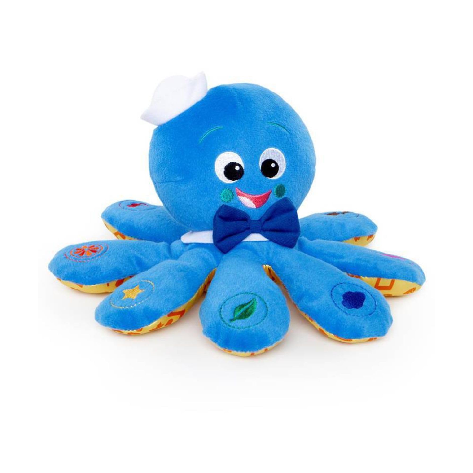 Baby Einstein Octoplush front view invites color exploration with soft melodies.