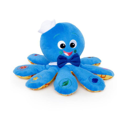 Baby Einstein Octoplush front view invites color exploration with soft melodies.