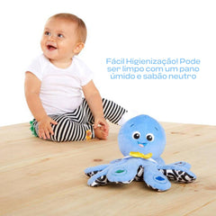 Baby Einstein Octoplush volume control helps keep sound baby-friendly.