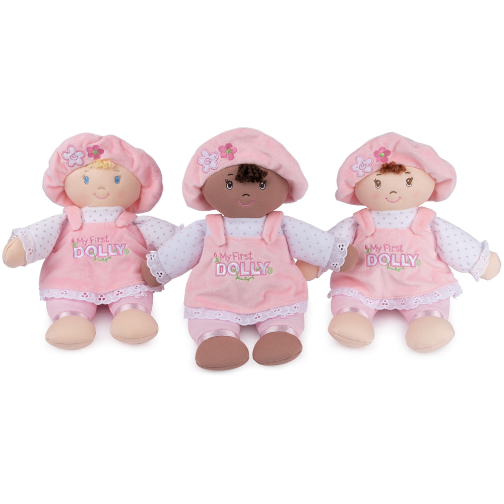 Packaging in poly bag protects the doll during shipping