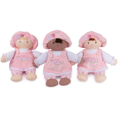 Packaging in poly bag protects the doll during shipping
