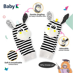 BABY K foot and hand coordination focus with grabbing and kicking prompts