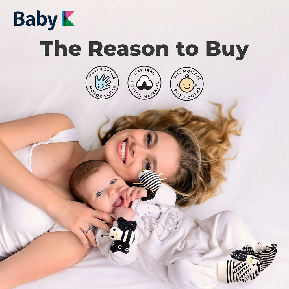 BABY K newborn gift idea soft infant toys for sensory play