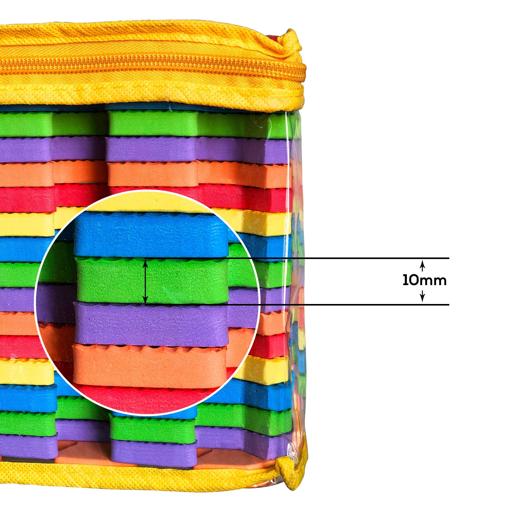 BABY LOOVI bright colors display a vibrant play mat suitable for learning.