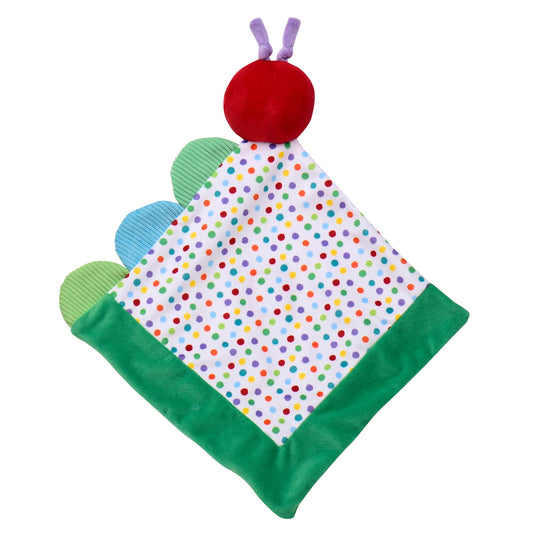 Baby Starters Caterpillar rattle-inside feature adds gentle baby engagement.