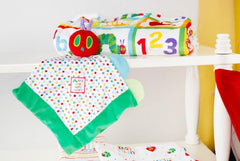 Baby Starters crinkle texture along the caterpillar for tactile exploration.