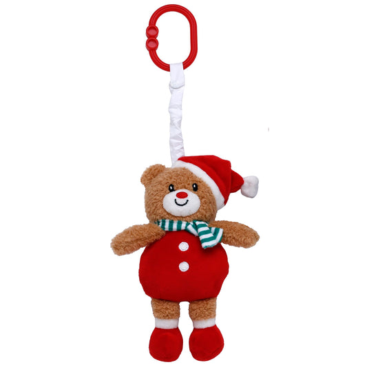 Baby Starters bear with travel hook for stroller and car seat on-the-go fun
