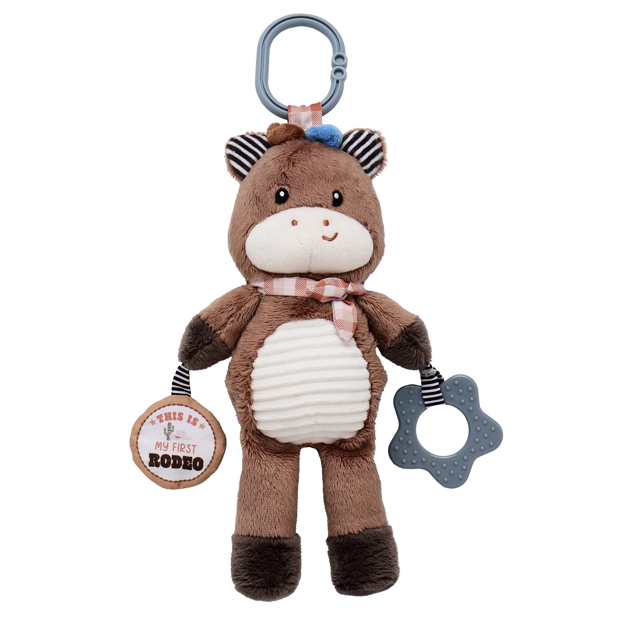 Baby Starters Plush Horse 14-inch in cozy brown, ideal for cuddles and imaginative play.