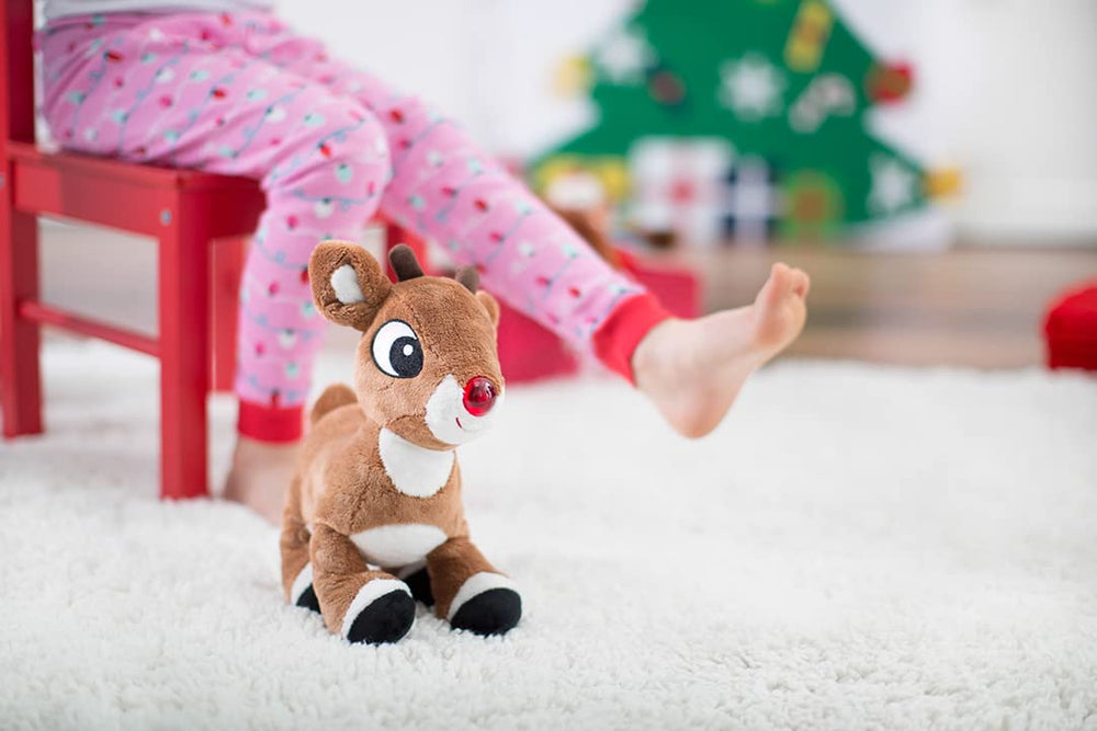 Baby Starters Rudolph musical plush that plays a classic song and glows during holidays.