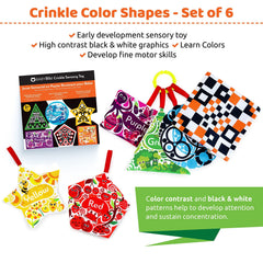 BabyBibi black-and-white shapes aiding visual development
