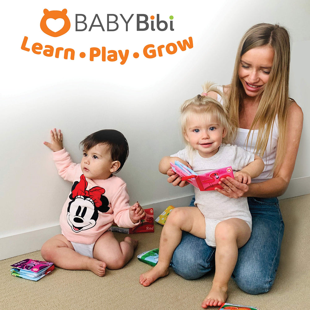 BabyBibi lion cloth book highlights animal recognition with durable fabric