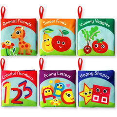 BabyBibi books offer educational illustrations that support early vocabulary.
