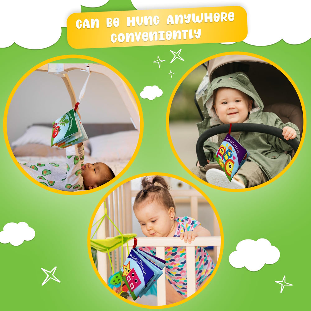 BabyBibi cloth books are safe for newborns and growing babies.