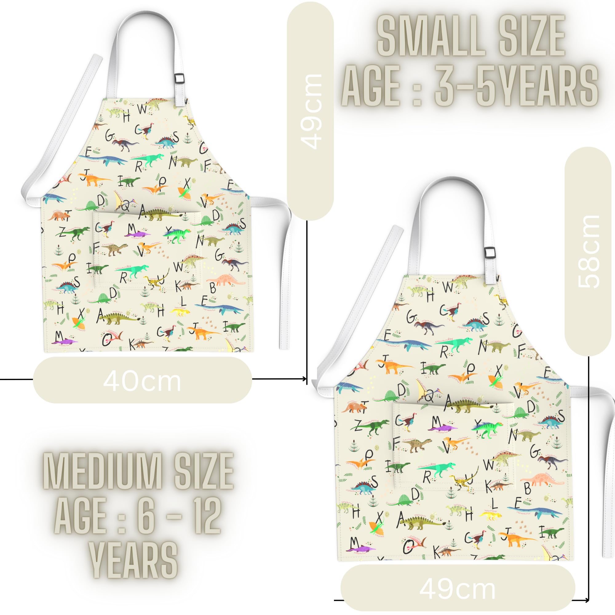 BABYBOET cotton kids apron is machine washable and durable