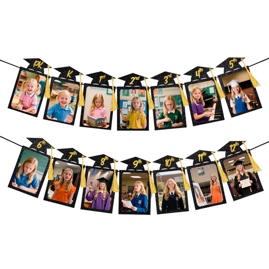 Babycop 2026 graduation banner with glitter tassels for a bold photo display.