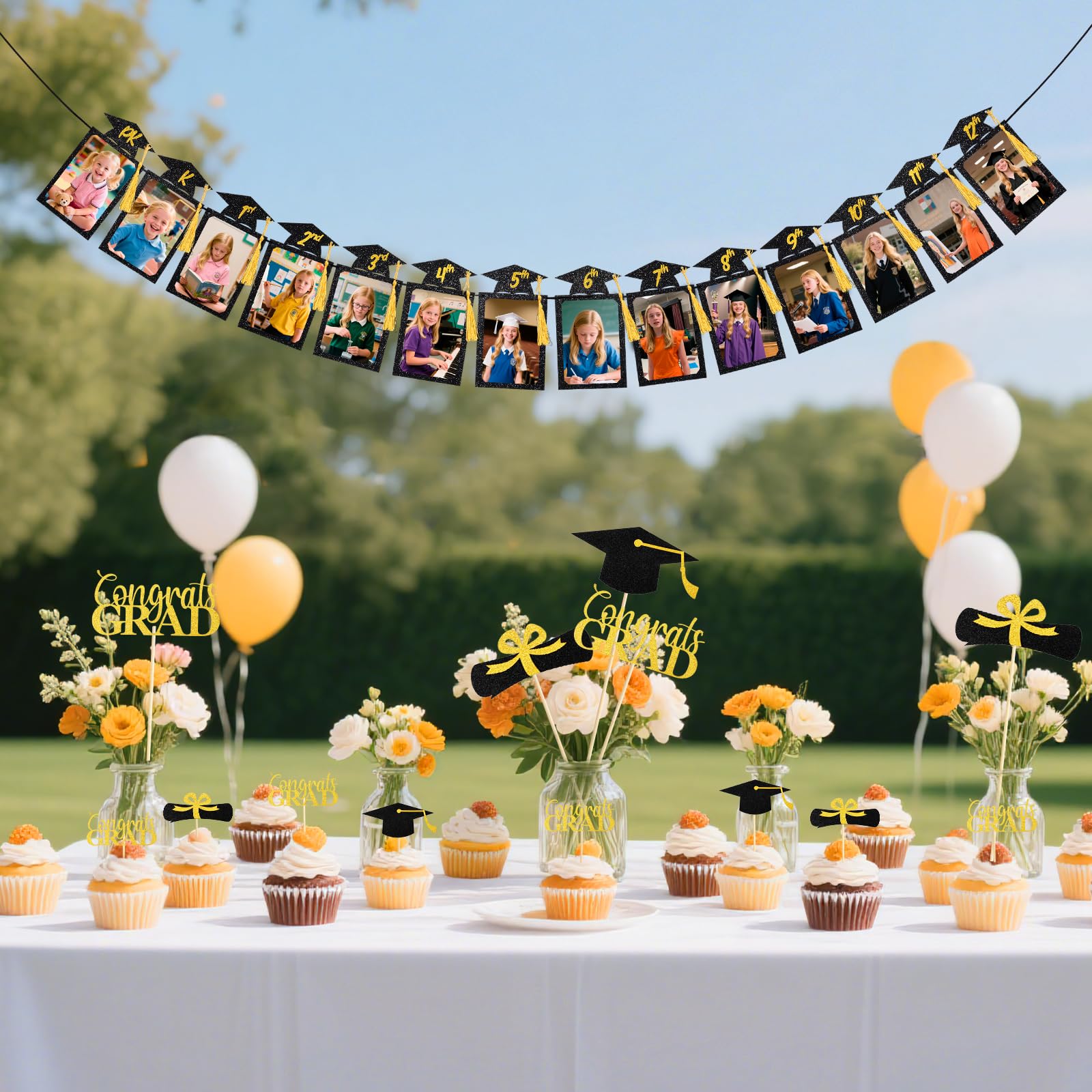 Babycop memory backdrop creates photo-worthy moments for seniors.