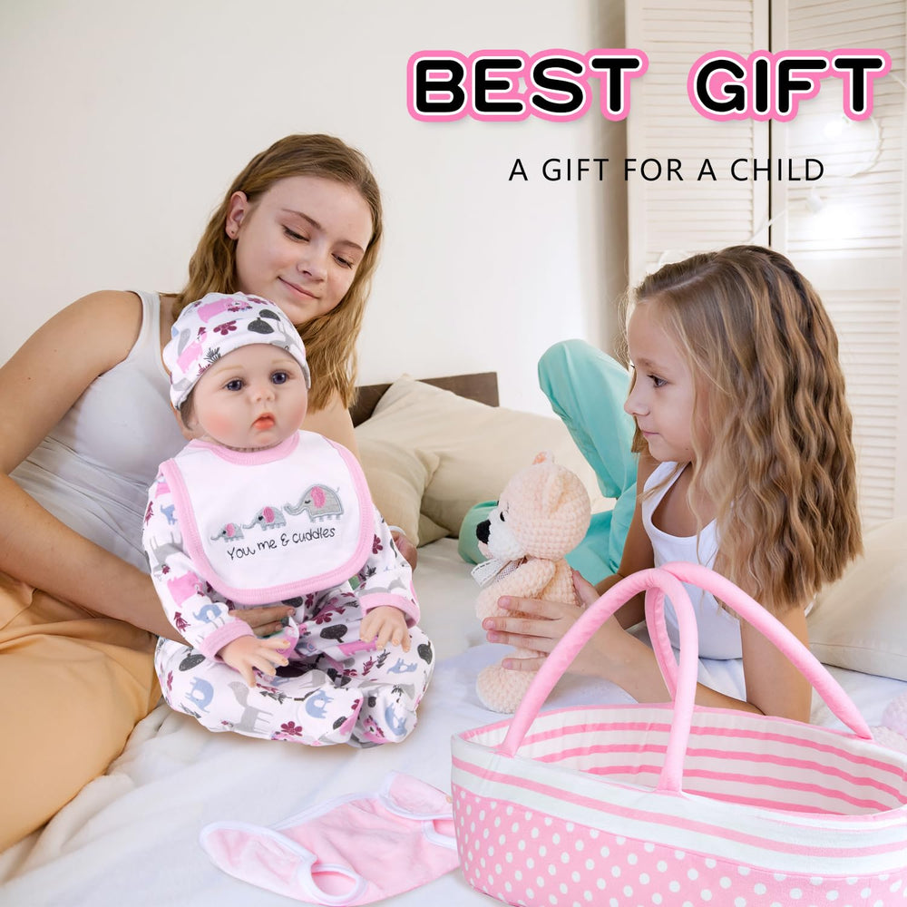 Babyfere animal-print romper adds playful style to 17-22 inch dolls.