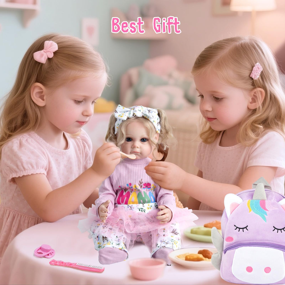 Babyfere doll diapers set breathable materials with snug-fit design for realistic role play.