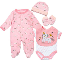 Babyfere reborn doll bodysuit pink with easy snap closures for quick changes