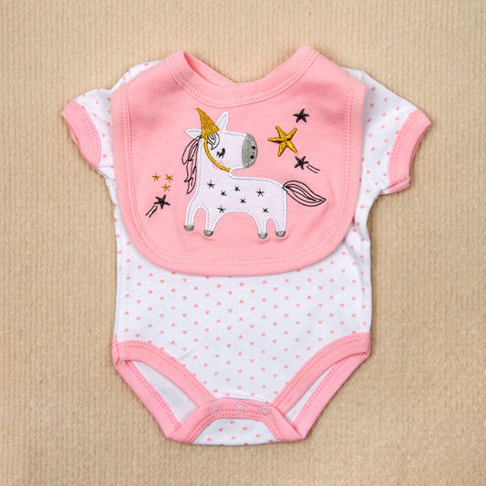 Babyfere reborn doll romper pink designed for a snug fit and simple dressing