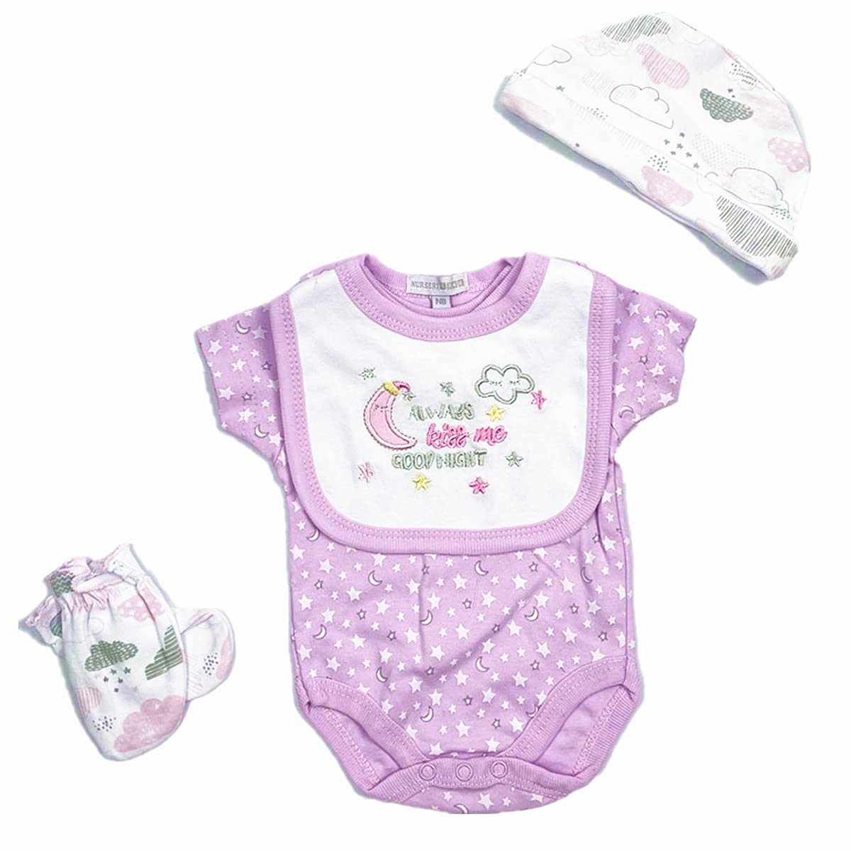 Babyfere reborn doll bib adds protection during pretend meals