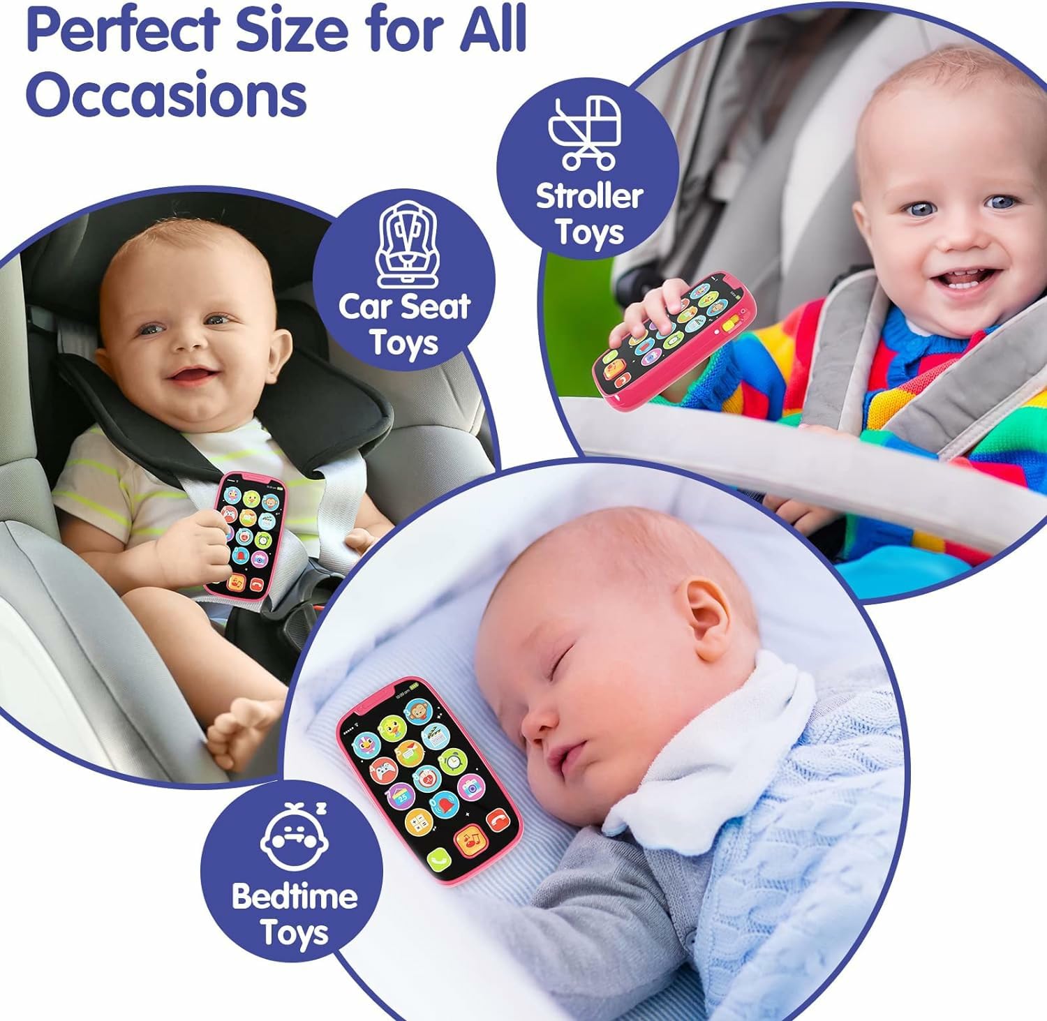BABYFUNY low-volume design protects hearing during close-range conversations.