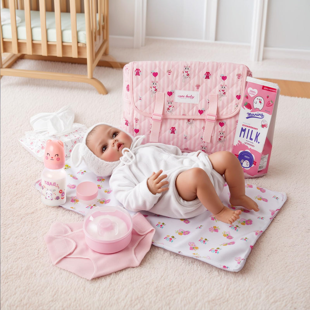 BABESIDE doll diapers ready for quick changes during play.