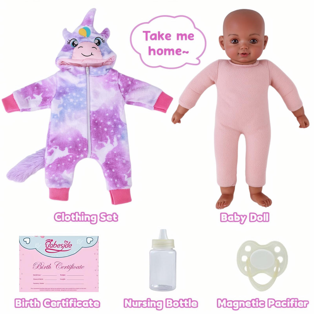 Babyside outfit included for dress-up adventures.