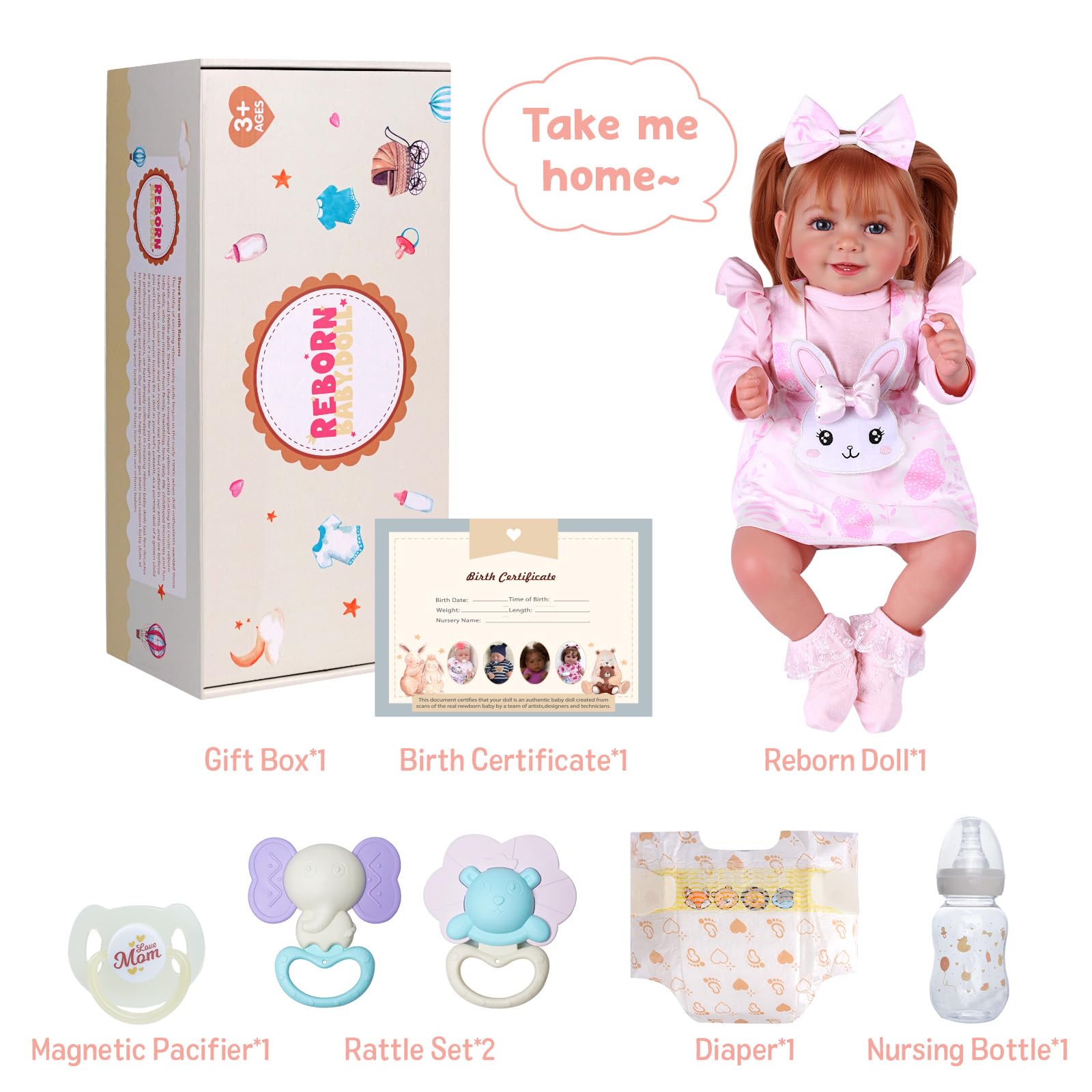 Easter-themed props reveal a seasonal display option for shelves or photos