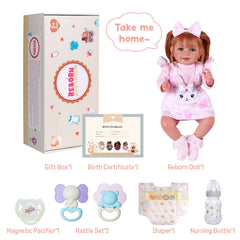 Easter-themed props reveal a seasonal display option for shelves or photos