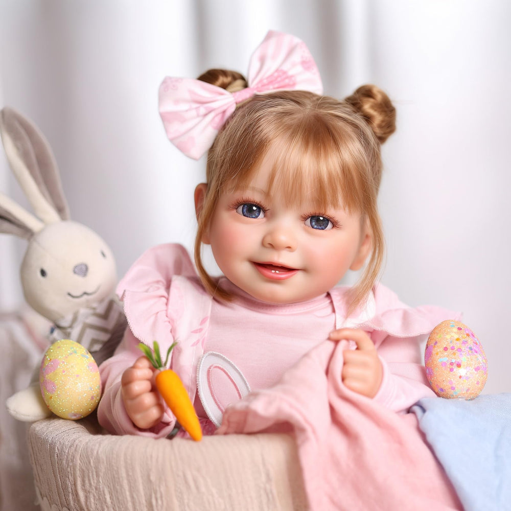 Soft cloth body and vinyl limbs for gentle hugs and cuddly interactions