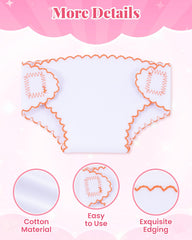 BABESIDE heart-pattern diaper promotes easy on-off with adjustable self-adhesive tabs