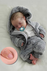 BABESIDE lifelike reborn doll with sleeping eyes, ideal for quiet, imaginative play.