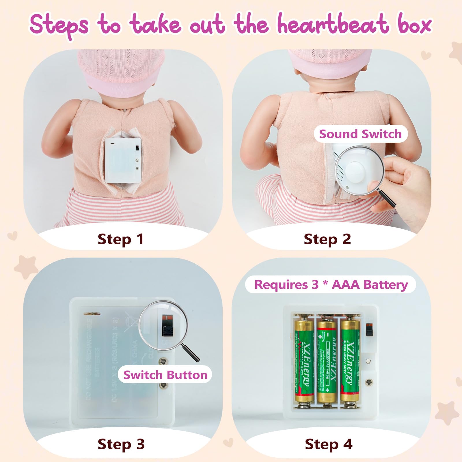 BABESIDE Loulou hands and feet poseability enables expressive posing.