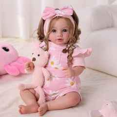 BABESIDE Reborn doll cloth body offers cozy texture for cuddle play
