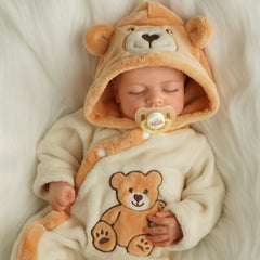BABESIDE Reborn doll 20-inch soft vinyl body offers cozy, lifelike cuddles.