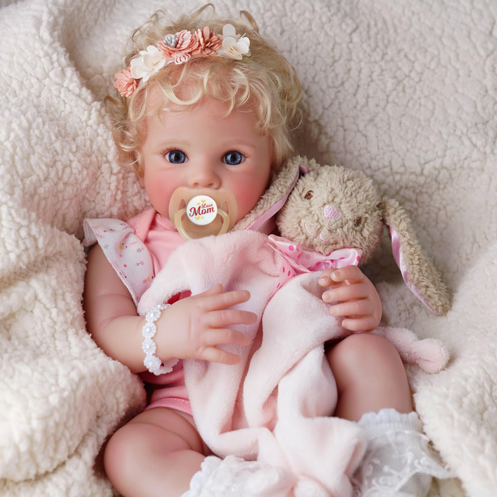 BABESIDE reborn doll cuddling moment for bonding with kids