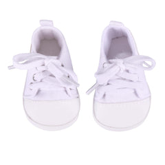 BABESIDE Reborn Doll Shoes illustrating easy on and off with lace closure