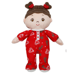 Baby Starters Ruby doll in printed heart pajamas for cozy playtime.