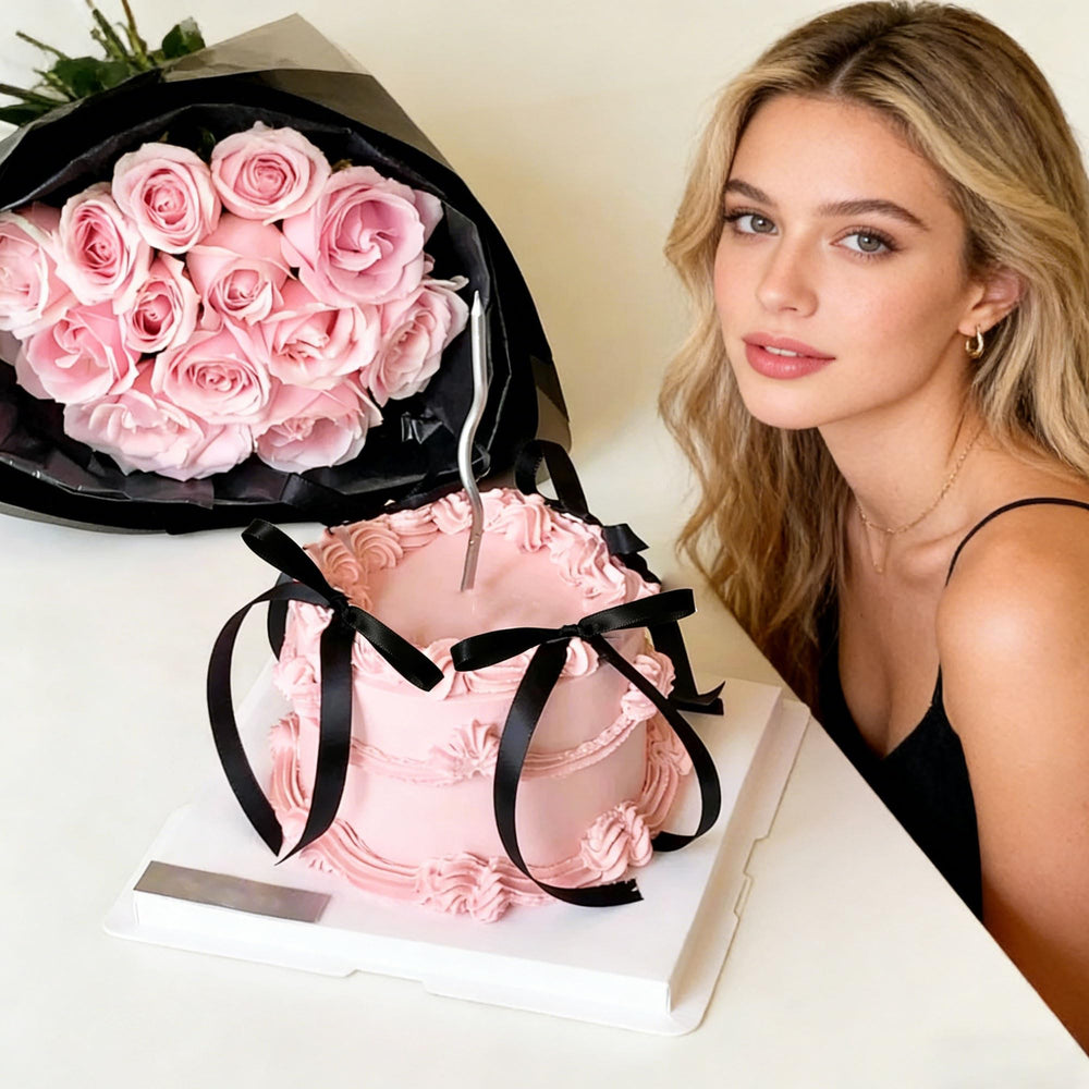 Bach and Boujee vintage black bows enhance cupcakes and dessert tables.