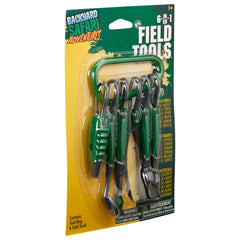 Backyard Safari 6-in-1 field tools dig tool in action for outdoor exploration.
