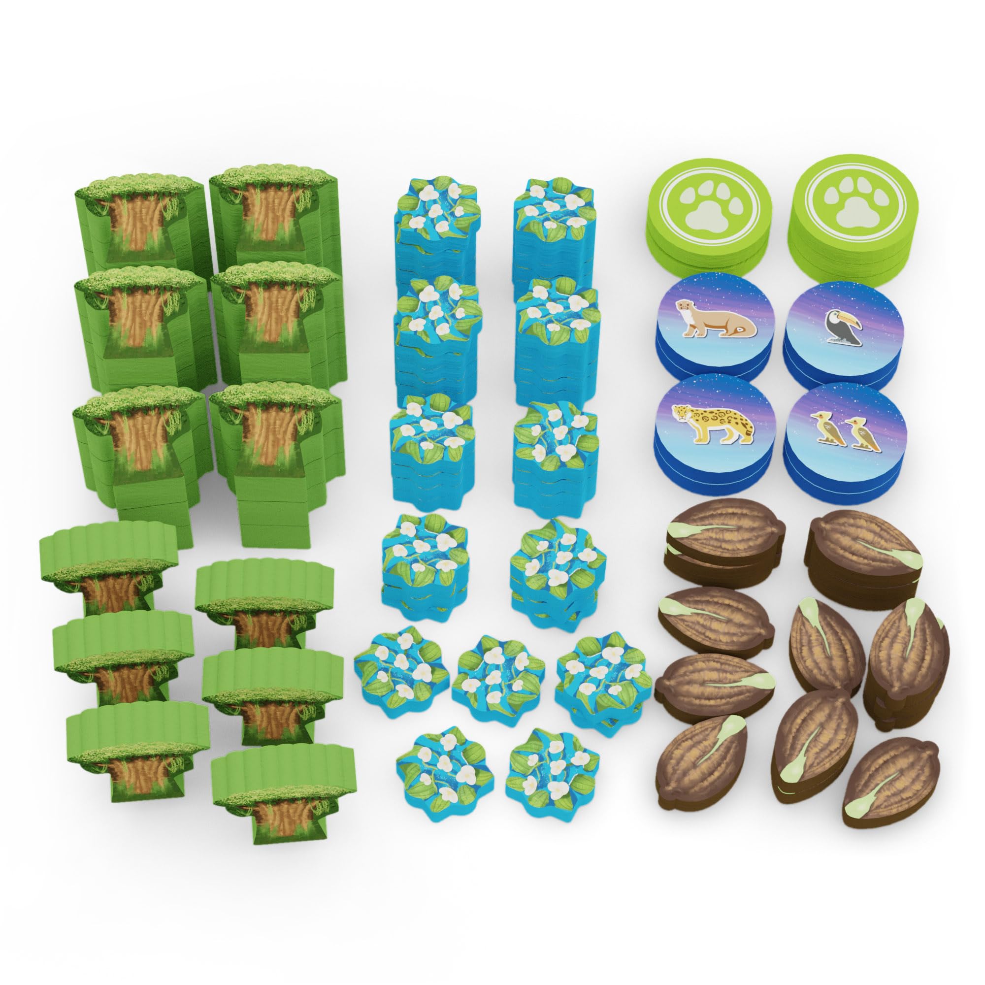 BAD COMET Life of The Amazonia board game gameplay demonstrates engaging rounds for 1-4 players.