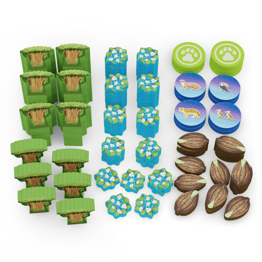 BAD COMET Life of The Amazonia board game gameplay demonstrates engaging rounds for 1-4 players.