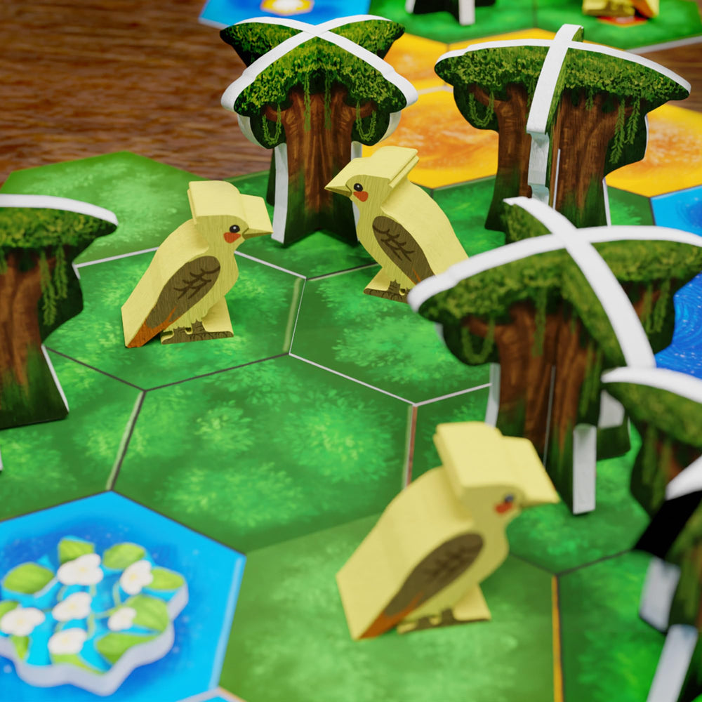 BAD COMET Life of The Amazonia terrain-tiles spread across the map