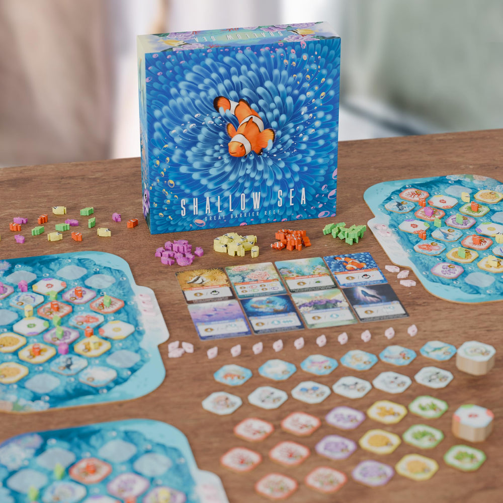 BAD COMET Shallow Sea coral tiles showcase intricate reef details inspiring strategic placement.