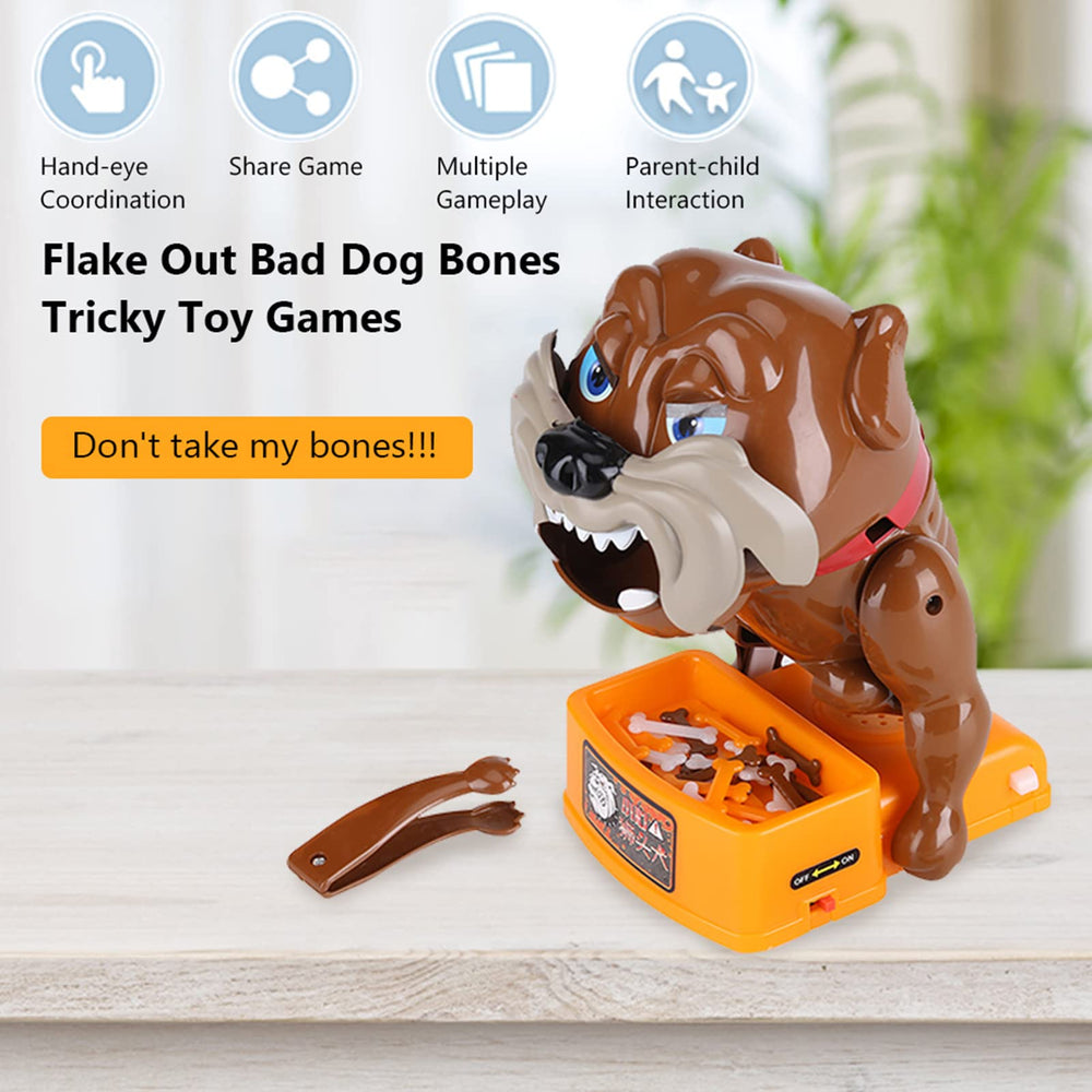 Bad Dog Toy clip-removal action improves hand-eye coordination in play