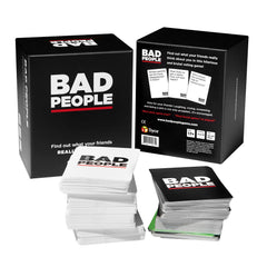BAD PEOPLE after dark set ambiance for a lively game night