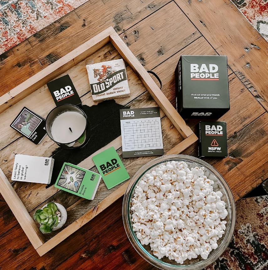 BAD PEOPLE party game as a gift idea for celebrations